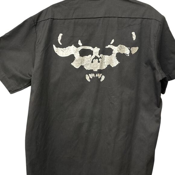 Vintage Danzig Embroidered Dickies Work Shirt Large Misfits/Samhain/Metal - Picture 6 of 7
